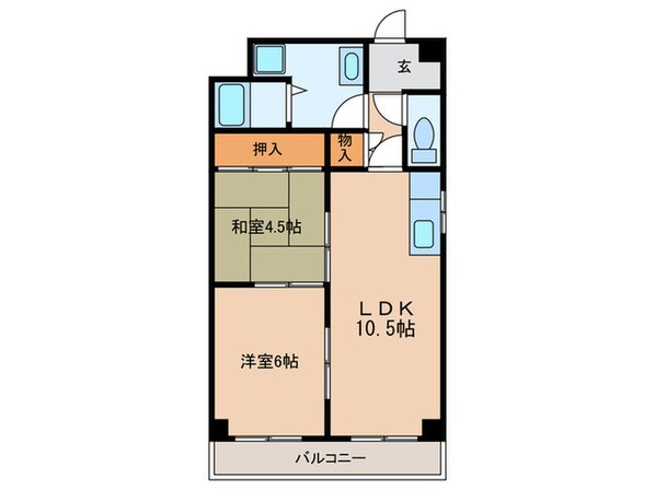 グランアルブルの物件間取画像